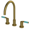 Rubinet Widespread Kitchen Set Antique Brass Matt