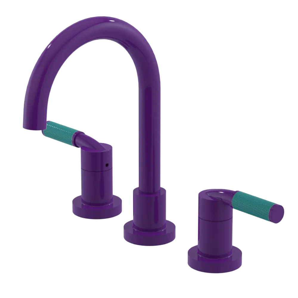 Rubinet Widespread Lav. Set. (less drain) Purple Haze