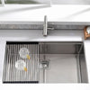 32" X 19" Kitchen Sink-Single Bowl - Golzar Home