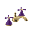 Rubinet Widespread Lav. Set. (less drain) Satin Gold