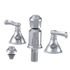 Rubinet Bidet Fitting with Spray, Diverter, and Vacum Breaker (Less Drain) Chrome