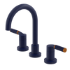 Rubinet Widespread Lav. Set. (less drain) Midnight Blue