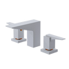 Rubinet Widespread Lav. Set. (less drain) White