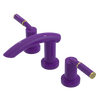 Rubinet Widespread Lav. Set. (less drain) Purple Haze