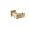 Baril Wall-mounted hand shower holder and supply elbow