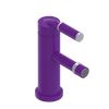 Rubinet Single Control Bidet Fitting (less drain) Purple Haze