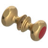 Rubinet Shower Door Knob (set) Satin Gold