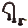 Rubinet Widespread Lav. Set. (less drain) Oil Rubbed Bronze