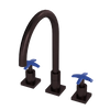 Rubinet Widespread Kitchen Set Oil Rubbed Bronze