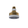Rubinet 3 FUNCTION SHOWER HEAD Antique Brass Matt