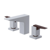 Rubinet Widespread Lav. Set. (less drain) White