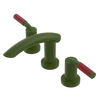 Rubinet Widespread Lav. Set. (less drain) Green Envy