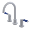 Rubinet Widespread Lav. Set. (less drain) White