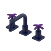 Rubinet Widespread Lav. Set. with Genesis spout (less drain) Midnight Blue