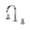 Aquabrass Widespread lavatory faucet with crystal handles