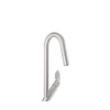 Baril Single-hole kitchen faucet with 2-function pull-down spray
