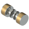 Rubinet Shower Door Knob (set) Satin Nickel