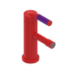 Rubinet Single Control Bidet Fitting (less drain) Red