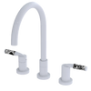 Rubinet Widespread Kitchen Set White