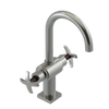 Rubinet Single Hole Dual Handle Lav. Set. (less drain) Satin Nickel