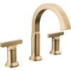Tetra Two Handle Widespread Bathroom Faucet - Champagne Bronze