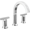 Tetra Two Handle Widespread Bathroom Faucet - Lumicoat Chrome