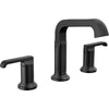 Tetra Two Handle Widespread Bathroom Faucet - Lumicoat Polished Nickel