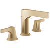 Delta Zura - Two Handle Widespread Bathroom Faucet In Chrome / Matte Black