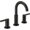 Nicoli Widespread Bathroom Faucet 2L - Matte Black