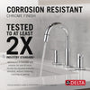 Delta Nicoli Two Handle Widespread Pull-Down Bathroom Faucet