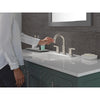 Delta Nicoli Two Handle Widespread Pull-Down Bathroom Faucet