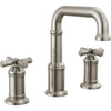 Broderick Two Handle Widespread Bathroom Faucet - Lumicoat Stainless