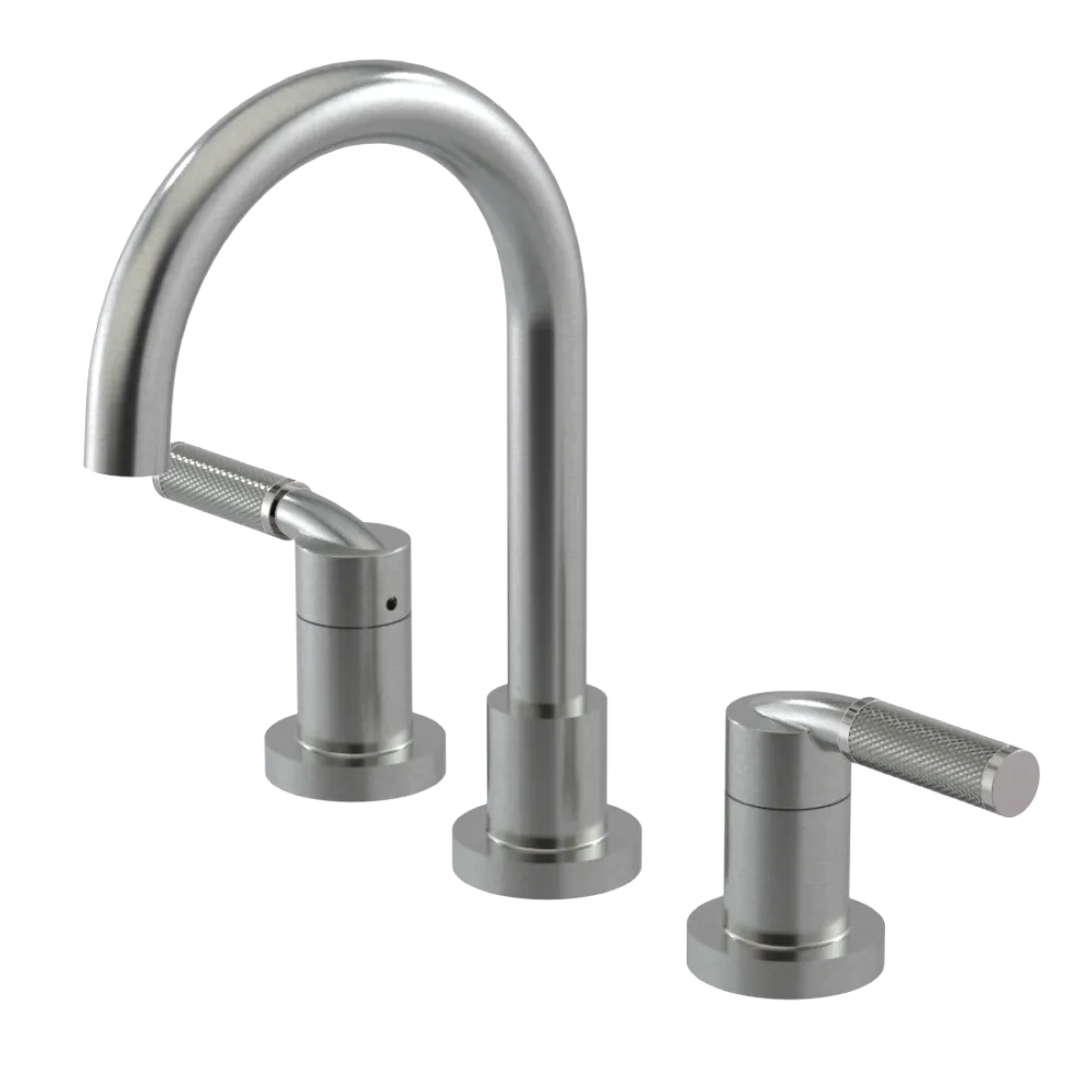 Rubinet Widespread Lav. Set. (less drain) Satin Nickel