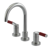Rubinet Widespread Lav. Set. (less drain) Satin Nickel