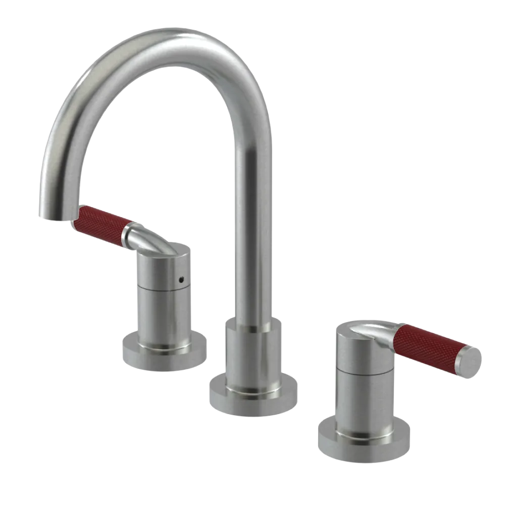 Rubinet Widespread Lav. Set. (less drain) Satin Nickel