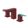 Rubinet Widespread Lav. Set. (less drain) Maroon