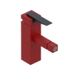 Rubinet Single Control Bidet Fitting (less drain) Maroon