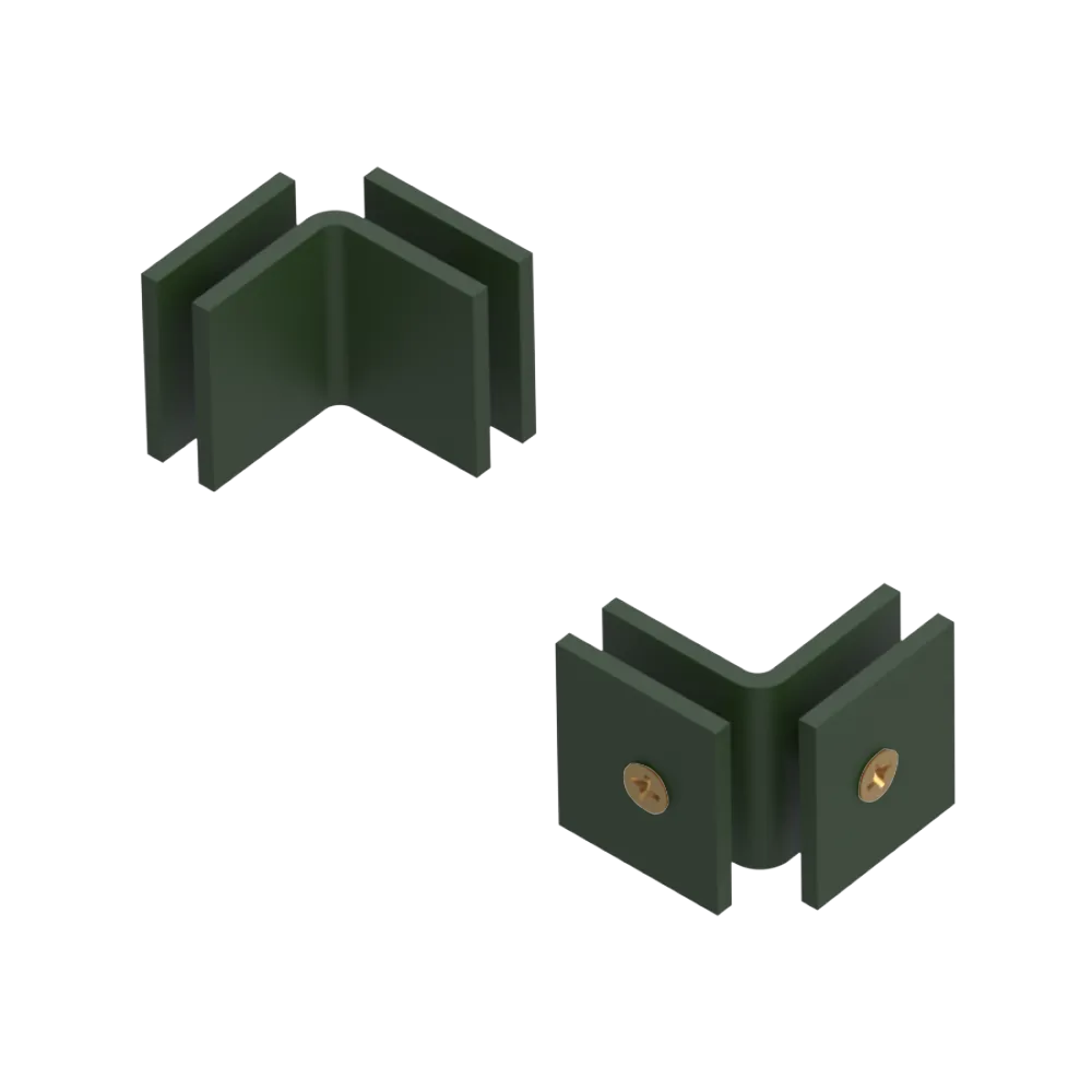 Rubinet 90 Glass to Glass Open Face Green Envy