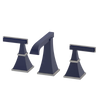 Rubinet Widespread Lav. Set. (less drain) Midnight Blue
