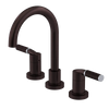 Rubinet Widespread Lav. Set. (less drain) Oil Rubbed Bronze