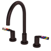 Rubinet Widespread Kitchen Set Oil Rubbed Bronze