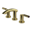 Rubinet Widespread Lav. Set. (less drain) Natural Brass