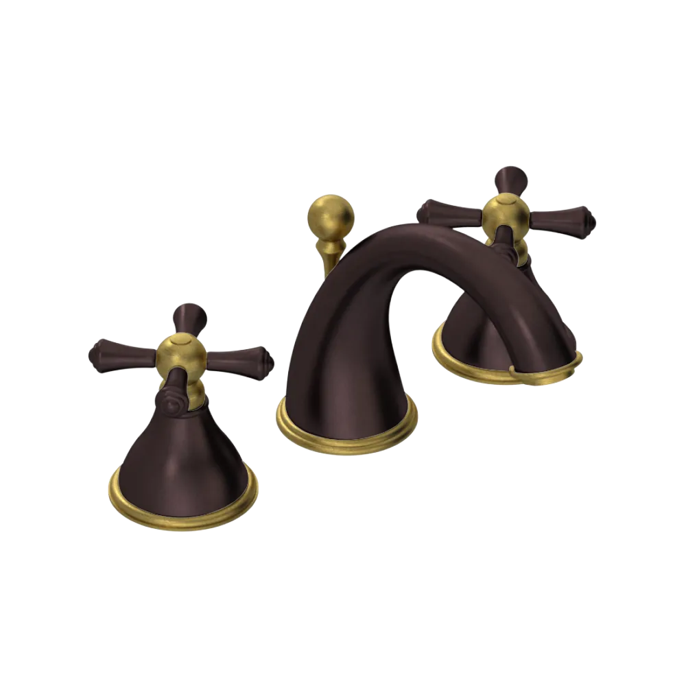 Rubinet Widespread Lav. Set. (less drain) Oil Rubbed Bronze