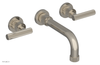 DUSTRIE - Wall Tub Set - 7 5/8" Spout - Lever Handles - Grooved 370-57