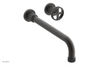 DUSTRIE Single Handle Wall Lavatory Set - 12" Spout - Grooved 370-15-12