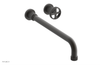 DUSTRIE Single Handle Wall Lavatory Set - 14" Spout - Grooved 370-15-14
