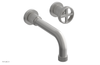 DUSTRIE Single Handle Wall Lavatory Set - 7 5/8" Spout - Grooved 370-15