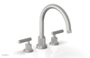 DUSTRIE - Deck Tub Set - Lever Handles - Grooved 370-41