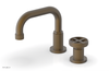 DUSTRIE Single Handle Faucet - Low Spout - Cross Handle 371-07