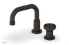 DUSTRIE Single Handle Faucet - Low Spout - Cross Handle 371-07